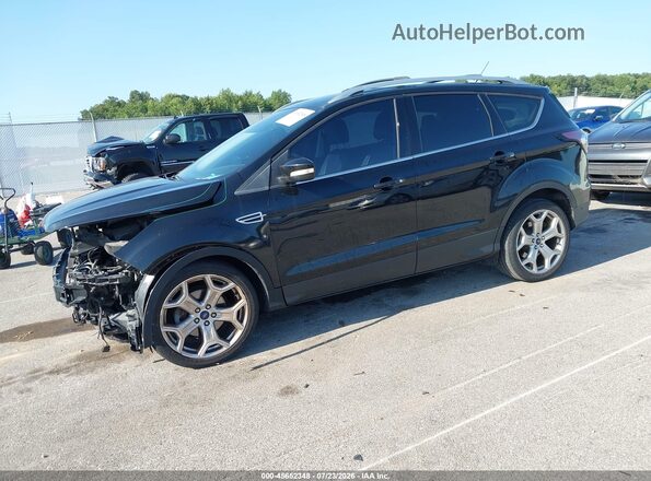 1FMCU0JD1HUB12762 2017 FORD ESCAPE Black Vista tres cuartos delantera izquierda