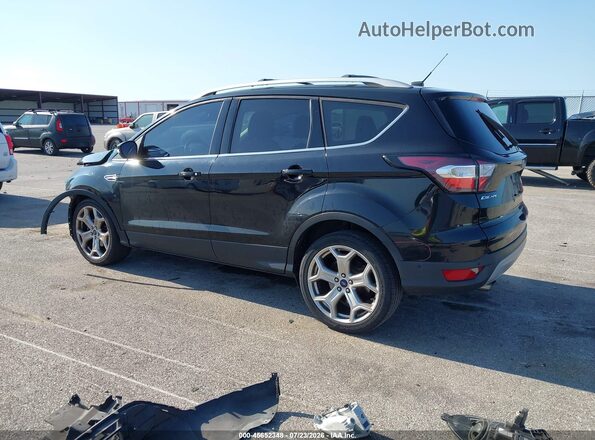 1FMCU0JD1HUB12762 2017 FORD ESCAPE Black Trasero izquierdo