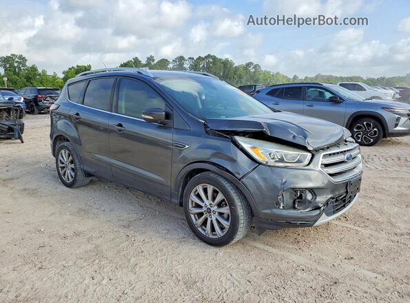 1FMCU0JD1HUC33954 2017 FORD ESCAPE Gray წინა მარჯვენა