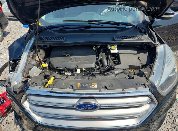 1FMCU0JD1HUD74801 2017 FORD ESCAPE Black Rear interior view