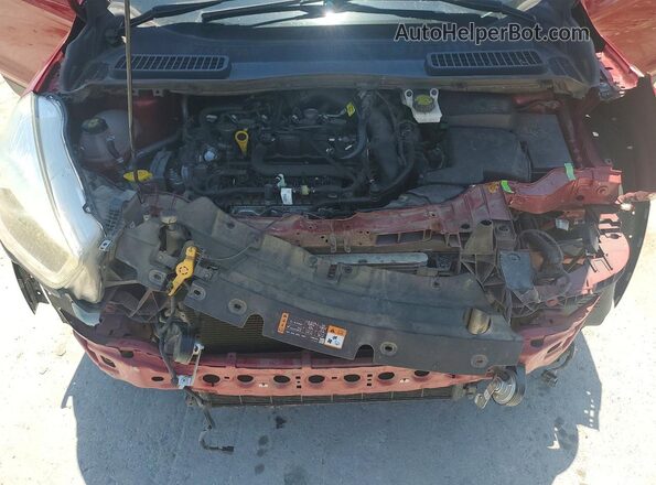 1FMCU0JD1HUE06789 2017 FORD ESCAPE Maroon Engine compartment view