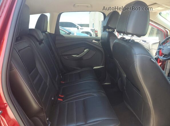 1FMCU0JD1HUE06789 2017 FORD ESCAPE Maroon Rear interior view