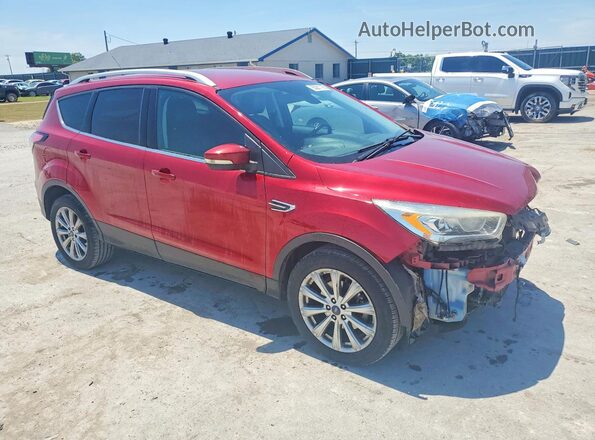 1FMCU0JD1HUE06789 2017 FORD ESCAPE Maroon Front right
