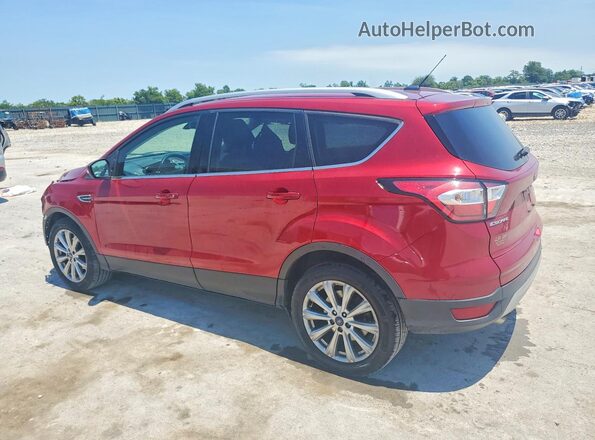 1FMCU0JD1HUE06789 2017 FORD ESCAPE Maroon Rear left