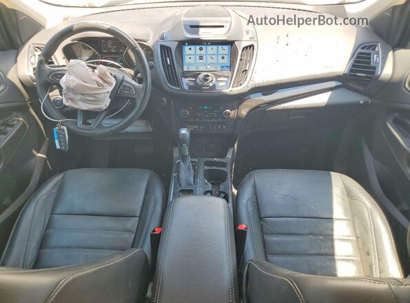 1FMCU0JD2HUA60025 2017 FORD ESCAPE White Вид панелі приладів