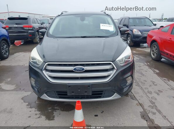 1FMCU0JD2HUB28971 2017 FORD ESCAPE Gray Սարքավորումների վահանակի տեսք