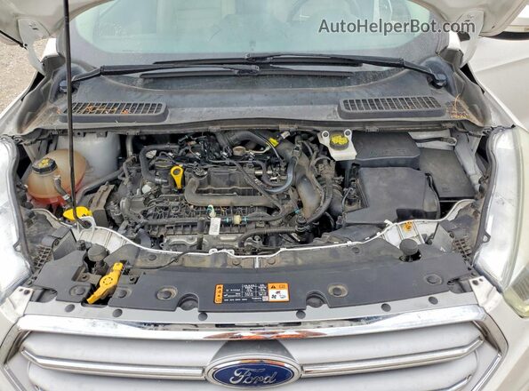 1FMCU0JD2HUC19545 2017 FORD ESCAPE White Rear interior view
