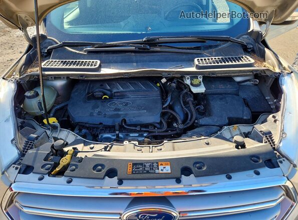 1FMCU0JD3HUB00337 2017 FORD ESCAPE Gold უკანა სალონის ხედი
