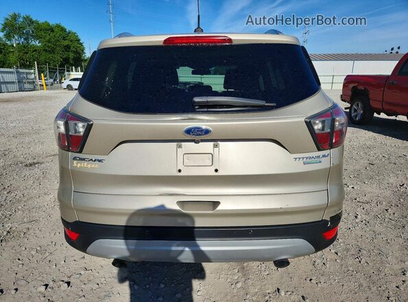 1FMCU0JD3HUB00337 2017 FORD ESCAPE Gold უკანა ხედი