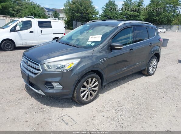 1FMCU0JD3HUD45381 2017 FORD ESCAPE Gray Front left
