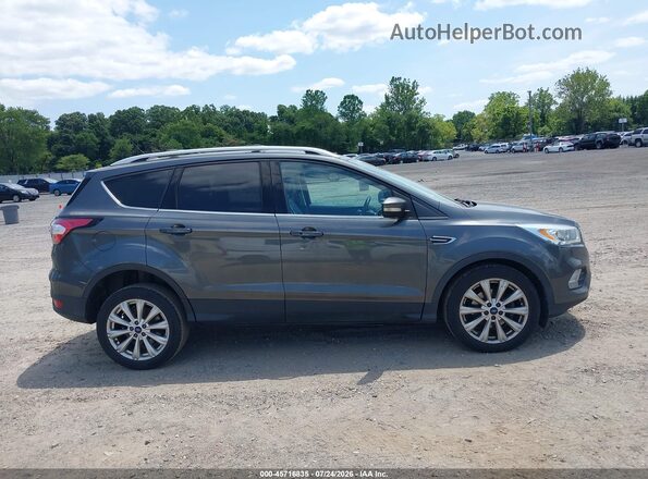 1FMCU0JD3HUD45381 2017 FORD ESCAPE Gray Rear interior view