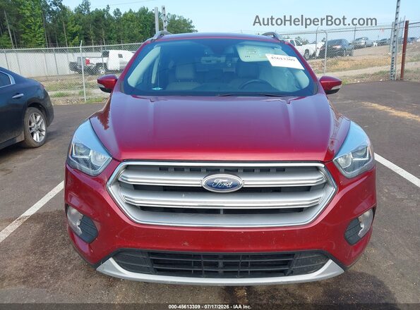 1FMCU0JD4HUC39683 2017 FORD ESCAPE Burgundy Rear interior view