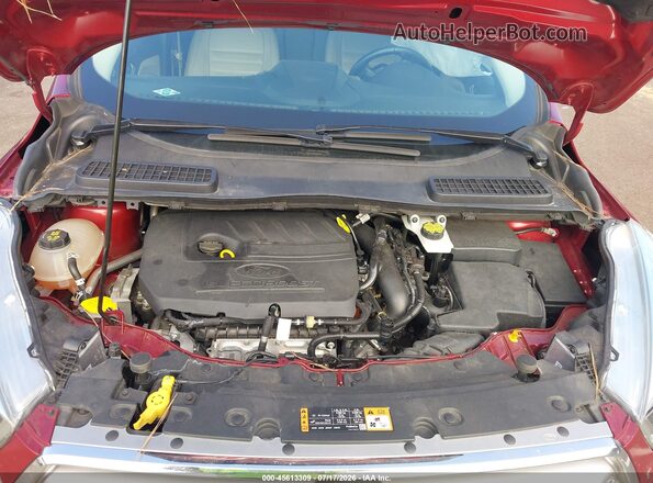 1FMCU0JD4HUC39683 2017 FORD ESCAPE Burgundy Rear view