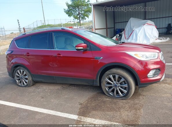 1FMCU0JD4HUC39683 2017 FORD ESCAPE Burgundy 360 interior view