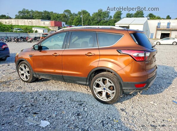 1FMCU0JD4HUD17850 2017 FORD ESCAPE Brown უკანა მარცხენა