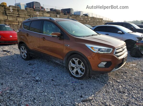 1FMCU0JD4HUD17850 2017 FORD ESCAPE Brown წინა მარჯვენა