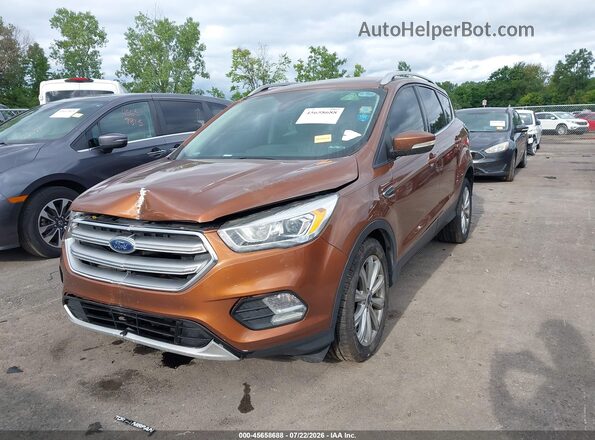 1FMCU0JD4HUE33260 2017 FORD ESCAPE Orange Front left