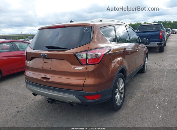 1FMCU0JD4HUE33260 2017 FORD ESCAPE Orange Rear right