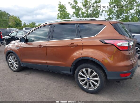 1FMCU0JD4HUE33260 2017 FORD ESCAPE Orange 360 interior view