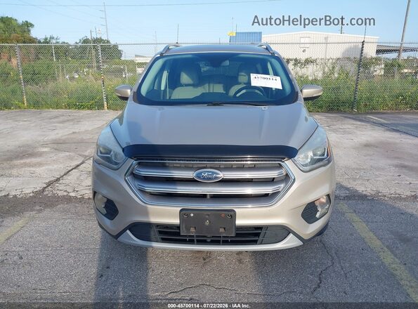 1FMCU0JD4HUE71491 2017 FORD ESCAPE Gold Սարքավորումների վահանակի տեսք