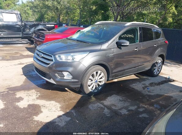 1FMCU0JD5HUD75255 2017 FORD ESCAPE Серый Передняя левая четверть