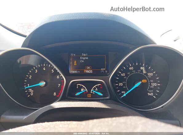 1FMCU0JD5HUD75255 2017 FORD ESCAPE Серый Вид задних сидений