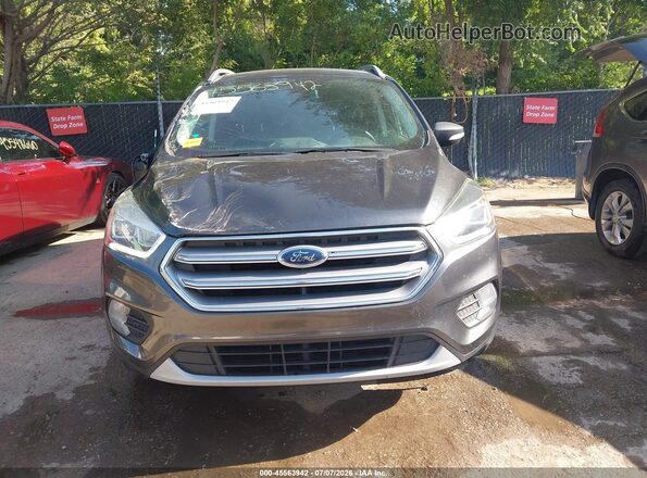 1FMCU0JD5HUD75255 2017 FORD ESCAPE Серый Вид щитка приборов