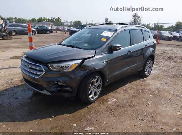 1FMCU0JD6HUA04346 2017 FORD ESCAPE Gray Front left
