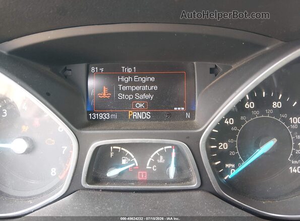 1FMCU0JD6HUA04346 2017 FORD ESCAPE Gray Rear seats view