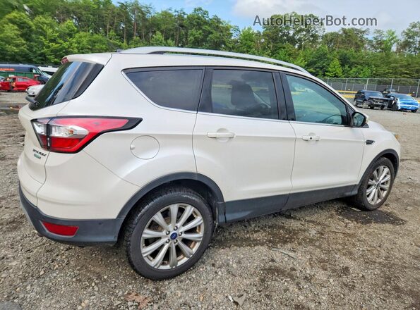1FMCU0JD6HUC73561 2017 FORD ESCAPE White Tył prawy
