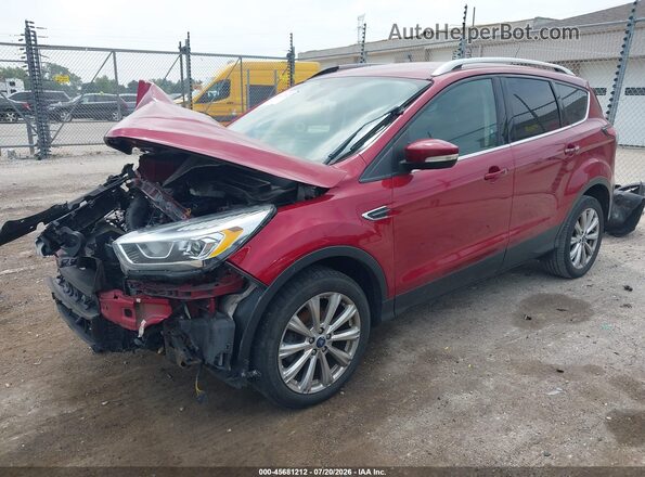 1FMCU0JD6HUE46432 2017 FORD ESCAPE Красный Передняя левая четверть
