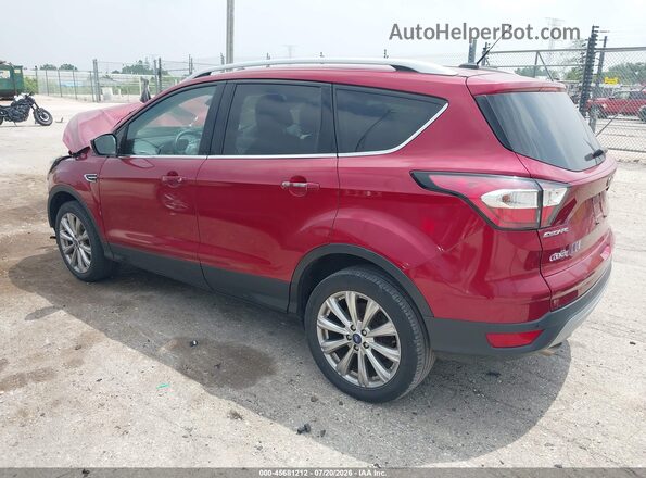 1FMCU0JD6HUE46432 2017 FORD ESCAPE Красный Задняя левая четверть