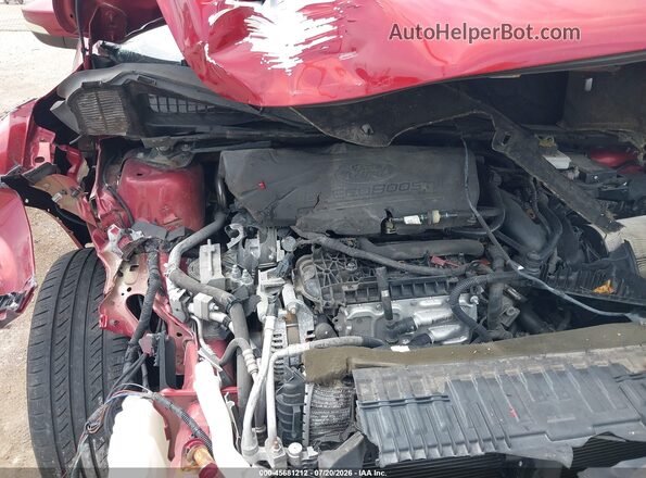 1FMCU0JD6HUE46432 2017 FORD ESCAPE Красный Вид сзади