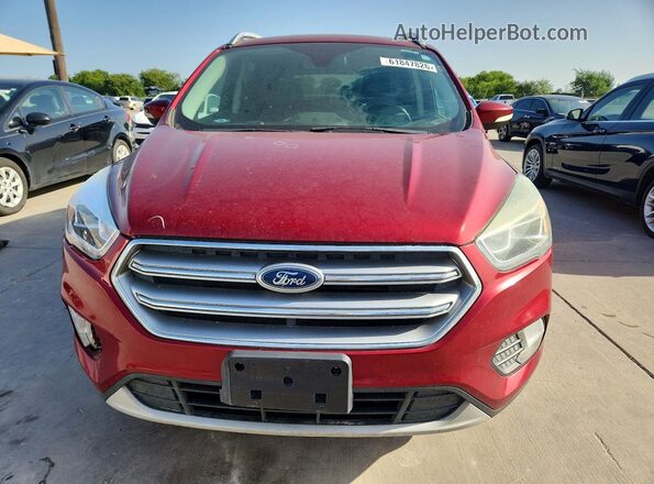 1FMCU0JD7HUD83082 2017 FORD ESCAPE Red Front view