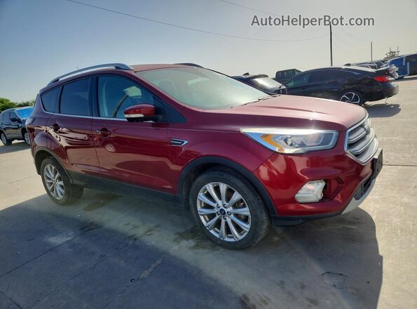1FMCU0JD7HUD83082 2017 FORD ESCAPE Red Front right