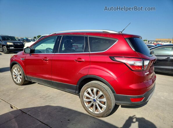 1FMCU0JD7HUD83082 2017 FORD ESCAPE Red Rear left