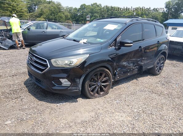 1FMCU0JD8HUA08771 2017 FORD ESCAPE Черный Передняя левая четверть