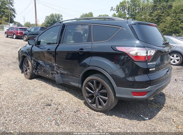 1FMCU0JD8HUA08771 2017 FORD ESCAPE Black Tył lewy