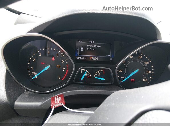 1FMCU0JD8HUA12304 2017 FORD ESCAPE Orange უკანა სავარძლების ხედი