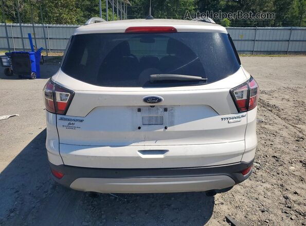 1FMCU0JD8HUA46596 2017 FORD ESCAPE White Вид ззаду