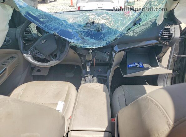 1FMCU0JD8HUB06148 2017 FORD ESCAPE Gray Vista del salpicadero
