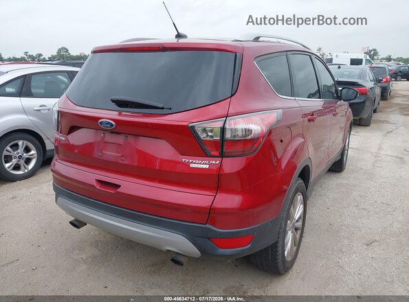1FMCU0JD8HUB15187 2017 FORD ESCAPE Maroon Trasero derecho