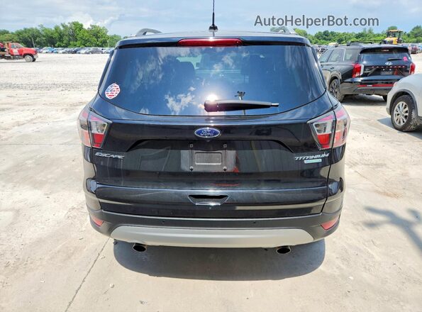1FMCU0JD8HUB52644 2017 FORD ESCAPE Black Вид ззаду