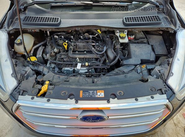 1FMCU0JD8HUB52644 2017 FORD ESCAPE Black Вид задньої частини салону