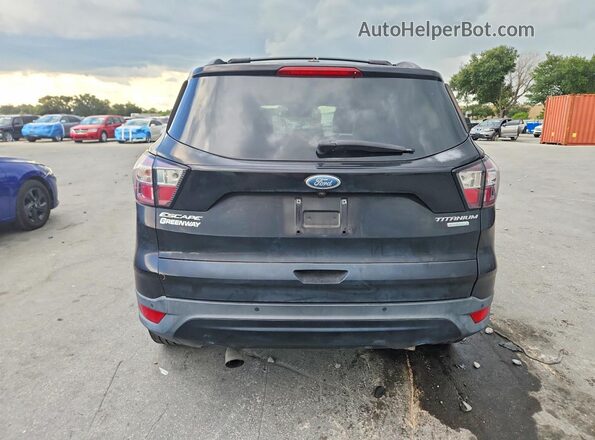 1FMCU0JD9HUD81799 2017 FORD ESCAPE Black Widok z tyłu