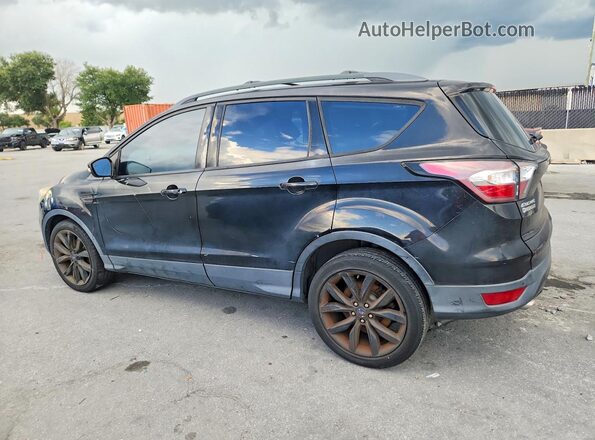 1FMCU0JD9HUD81799 2017 FORD ESCAPE Black Tył lewy