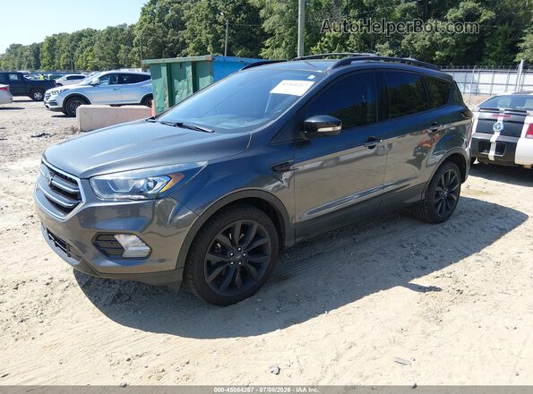 1FMCU0JDXHUB96189 2017 FORD ESCAPE Серый Передняя левая четверть