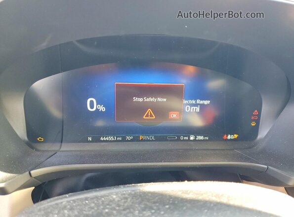 1FMCU0KZXNUB94836 2022 FORD ESCAPE Белый Вид щитка приборов
