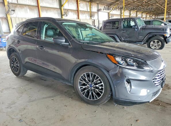 1FMCU0LZ5MUA82295 2021 FORD ESCAPE Gray Przód prawy
