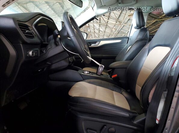 1FMCU0LZ5MUA82295 2021 FORD ESCAPE Gray Widok wnętrza z przodu